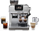 De'Longhi Automatic Espresso Machine Pressure 15bar with Grinder Silver EC9455.M