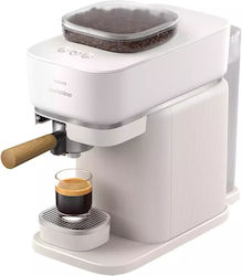 Philips Baristina Αυτόματη με Μύλο Άλεσης Λευκή Philips Baristina Αυτόματη με Μύλο Άλεσης Λευκή