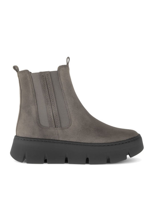 Gabor Leather Women's Ankle Boots with Platform...