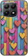 Valentine's Day Wooden Love Xiaomi 15t 5g Black TPU Black Silicone Case