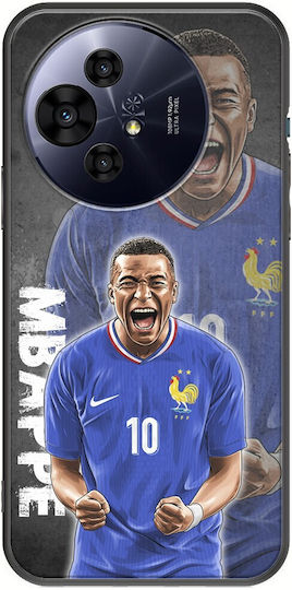 Euro 2024 Kylian Mbappe TCL 50 Pro NXTPAPER 5G Negru TPU Silicon