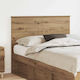 vidaXL Табла За Легло Дървено Artisan Oak 120x1...