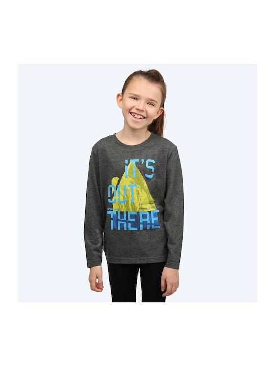Kinderhemd Langarm Gray