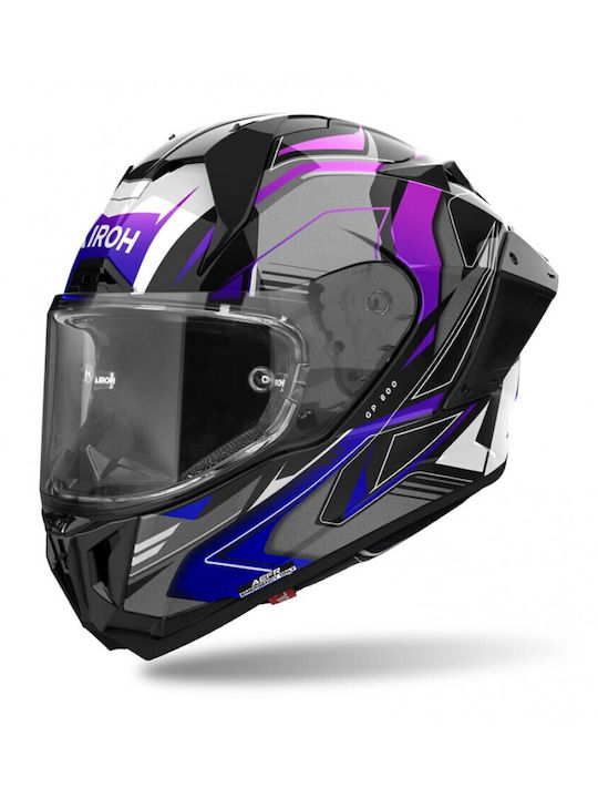 Airoh GP800 Must Blue Gloss Motorcycle Helmet F...