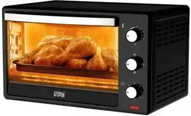 Winning Star Ηλεκτρικό Φουρνάκι 38lt Χωρίς Εστίες Μαύρο