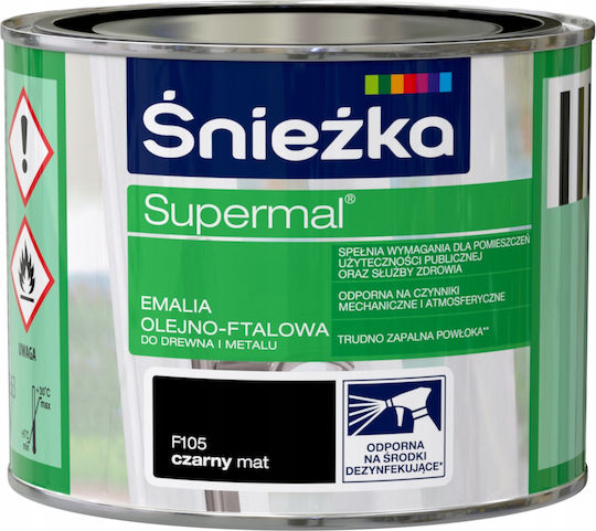 Śnieżka Supermal Negru Mat Mat 9005 0.2l