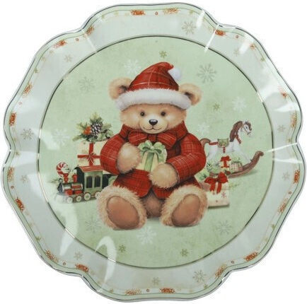Brandani Christmas Porcelain Platter Coccole 30cm