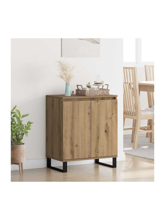 Sideboard made of Wood & Metal Oak 60x35x70cm