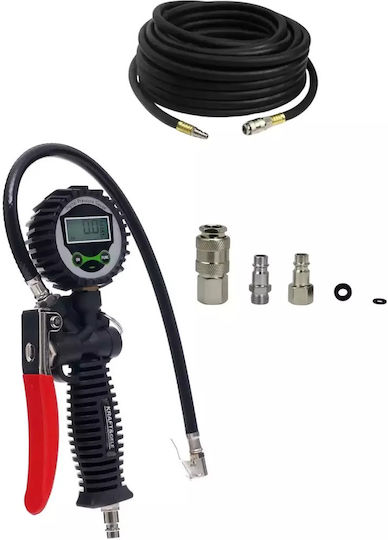 Tire Inflator Gun 10m Hose Quick Couplings D1366+d1466+d2124