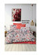 Mardim Sheet for Single Bed 170x270cm. Orange