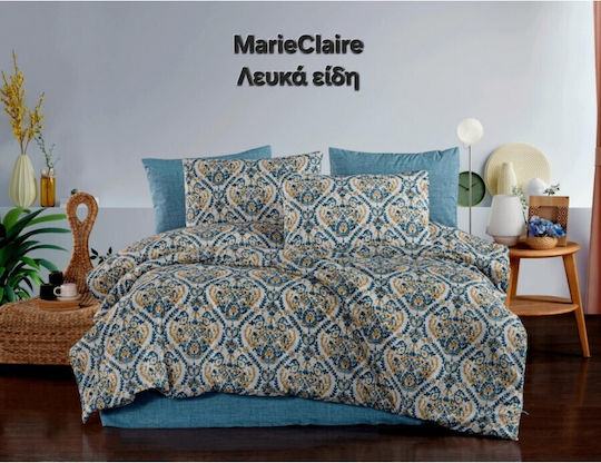 Mardim Чаршаф King Size с Ластик 180x200+30см. Многоцветен