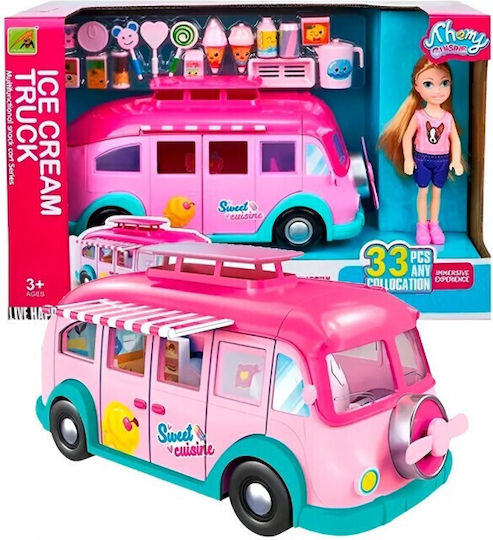 Martin Toys Set Puppen Ice Cream Van 9045-12
