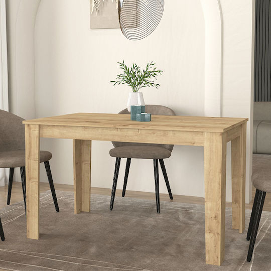 Darlen Esszimmer- und Küchentisch Saphir Eiche 125x72x74cm
