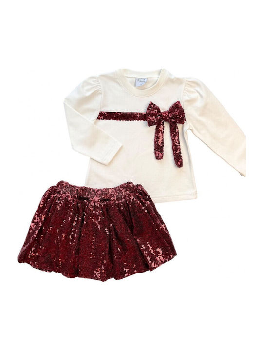 Sweet Baby Kinderbekleidungsset mit Mehrfarbiger Rock 2 Stück Sweet Baby Kinderbekleidungsset mit Mehrfarbiger Rock 2 Stück