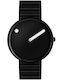 Picto Herrenuhr 40mm Batterie mit Schwarz Metallarmband