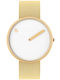 Picto Herrenuhr 40mm Batterie mit Gold Metallarmband