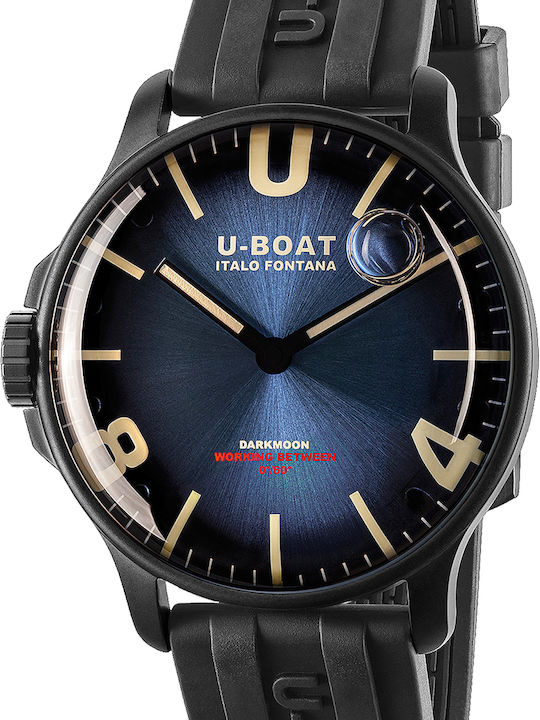 U-Boat Darkmoon SS Ανδρικό Ρολόι 41.5mm Μπαταρί...