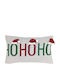 Ilis Home Knitted White Pillow Case Appliqué Design Size 30x50cm Cc2488 100 Polyester Without Filling