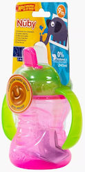 Nuby Παγούρι 240ml Ροζ Nuby Παγούρι 240ml Ροζ