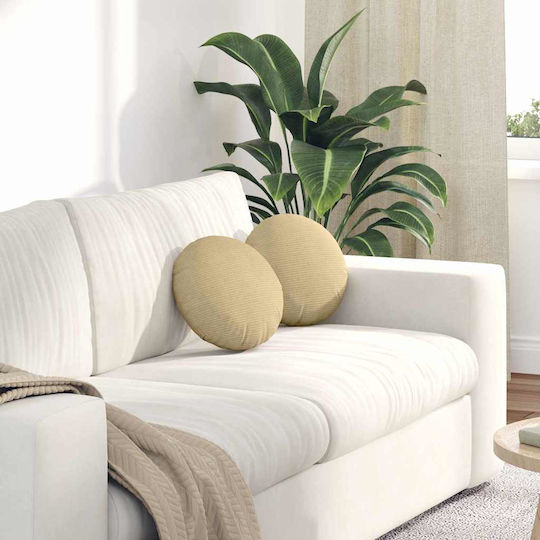 vidaXL Velvet Sofa Cushion Gray Green 30x30cm