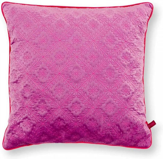 PiP Studio Μαξιλάρι Quilted Daisy Ροζ 50x50εκ.
