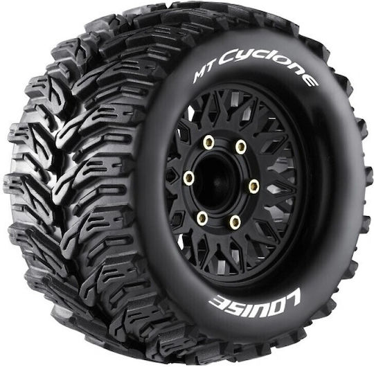 Louise Tires + Wheels Mt-cyclone 1/10 Soft Removable 12 14 + 17mm Hex 2