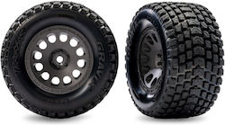 Traxxas Tires + Wheels Gravix Mini Xrt Gray Rear 2