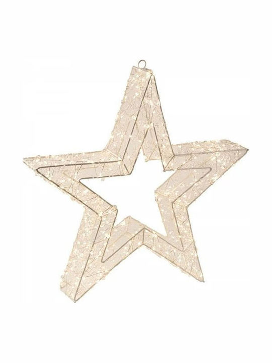TnS Weihnachtlicher Dekorativer Stern Beleuchtet Kunststoff 3x3x70cm 1Stück