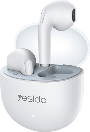 Yesido TWS35 Ohrstöpsel Bluetooth-Freisprecheinrichtung Kopfhörer mit Ladeetui Weiß