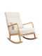 Edeldy Schaukelstuhl Cream 102x66x99cm