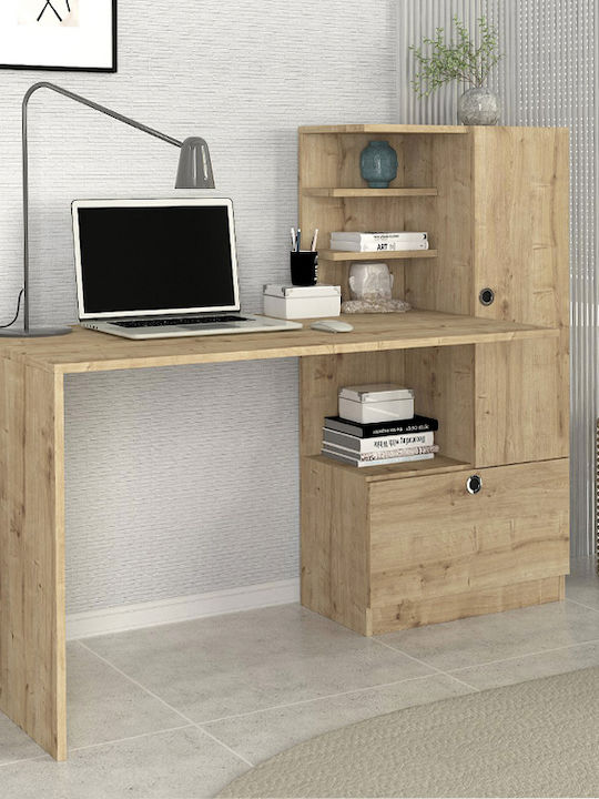 Бюро Merino Дървено Sapphire Oak 149.5x61.8x120см