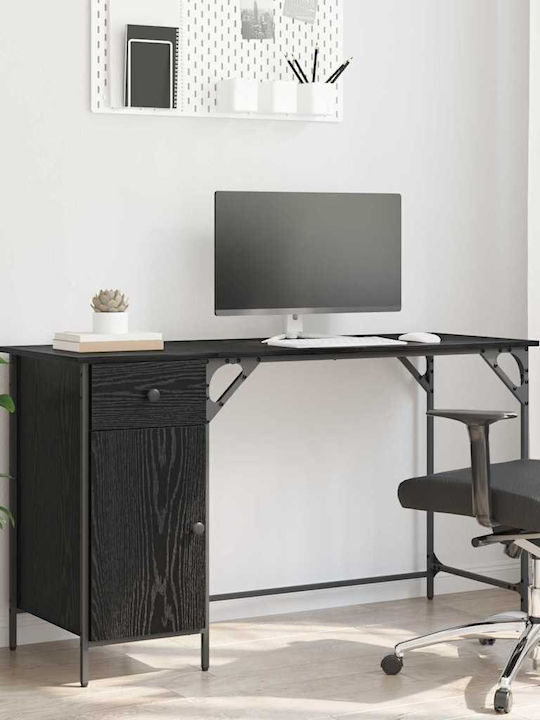 Computer Büro Holz Black Beech 131x48x75cm