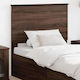 vidaXL Wooden Bed Headboard Brown 100x100cm
