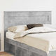 vidaXL Wooden Bed Headboard Gray 160x100cm