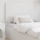 vidaXL Wooden Bed Headboard White 100x100cm
