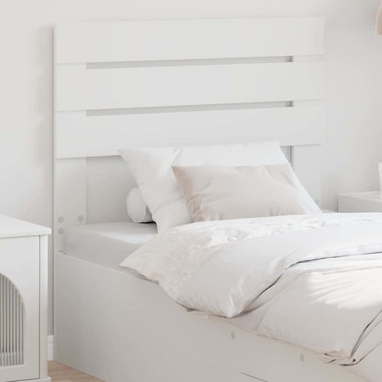 vidaXL Wooden Bed Headboard White 100x100cm