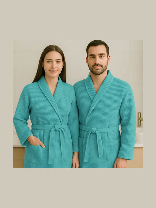 Pucioasa Bademantel Turquoise