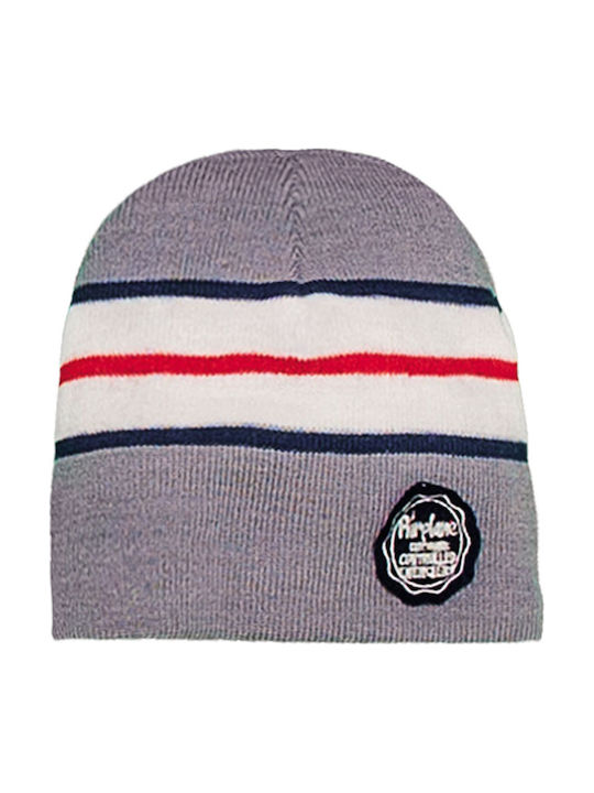 Kids Beanie Knitted Gray