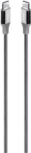 TTEC USB 2.0 Kabel USB-C männlich - USB-C 65W Gray 0.3m