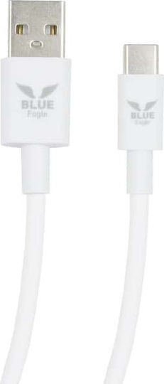Blue Eagle Be-dcac-01 Data Cable USB-A to USB Type-C Length 1m White