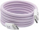 Blue Eagle Be-dcccm-04 Magnetic 60w Data Cable Type-c Type-c 1m Light Purple