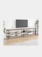 TV-Ständer Metall Artisan Eiche M200xT30xH50cm