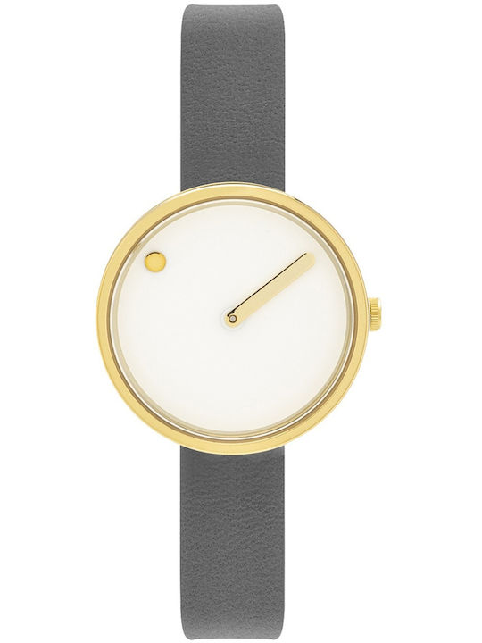 Picto Damen Uhr mit Gray Metallarmband