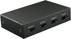 Axred HDMI-Splitter 1 4 2160p 4k 3d Axred HDMI-Splitter 1 4 2160p 4k 3d