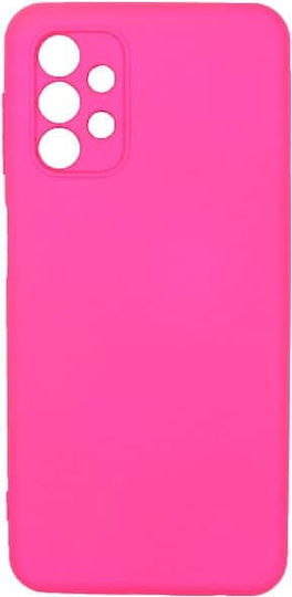 Handyhülle Samsung Galaxy A32 5G Silky Soft Touch Silikon Fuchsie Kameraschutz
