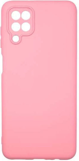 Θήκη Samsung Galaxy A12 M12 Silky Soft Touch Silicone Ροζ Προστασία Κάμερας