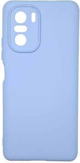 Xiaomi Mi 11i K40 K40 Pro Poco F3 Silky Soft Touch Silicone Light Blue Camera Protection Cover