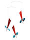 Flensted Mobiles Kids Room Decorative Mobile Red 60x35cm