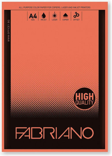 Fabriano Copy Tinta Kopierpapier A4 80 g/m² Oranges 50 Blätter