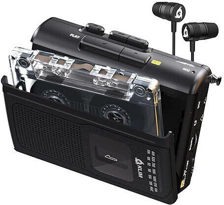 Klim K8 Walkman Radio AM FM Microfon Încorporat Difuzor Funcție De Înregistrare Portabil Ușor De Utilizat